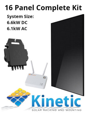 16 Panel (6.1kW) Complete DIY Solar Kit