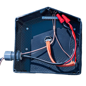 EZ Solar Junction Box, JB-1.2, Asphalt Shingle