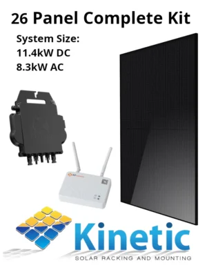 26 Panel (11.4kW) Complete DIY Solar Kit