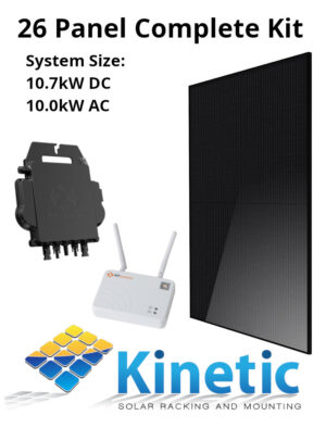 26 Panel (10kW) Complete DIY Solar Kit